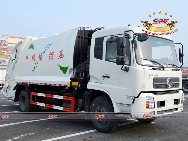10,000 Litres Dongfeng kingrun compression garbage truck